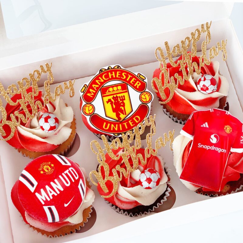 man utd cupcakes