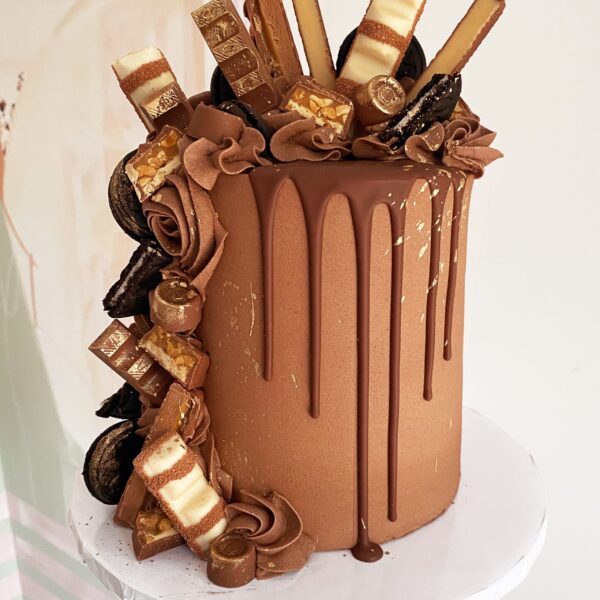 Choc Loaded Drip Cake