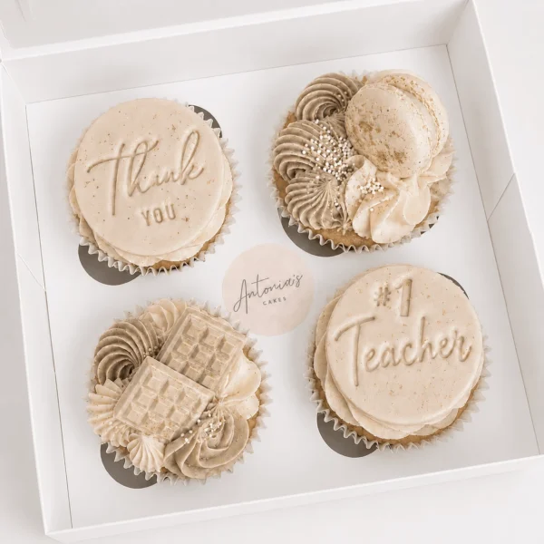 Thank you teacher cupcakes